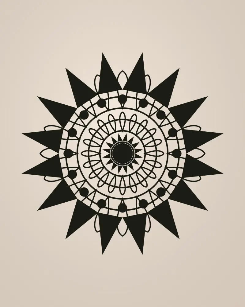 Tatouage Blackwork par Théo Geo