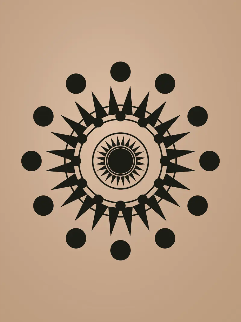 Tatouage Blackwork par Chloé Mandala
