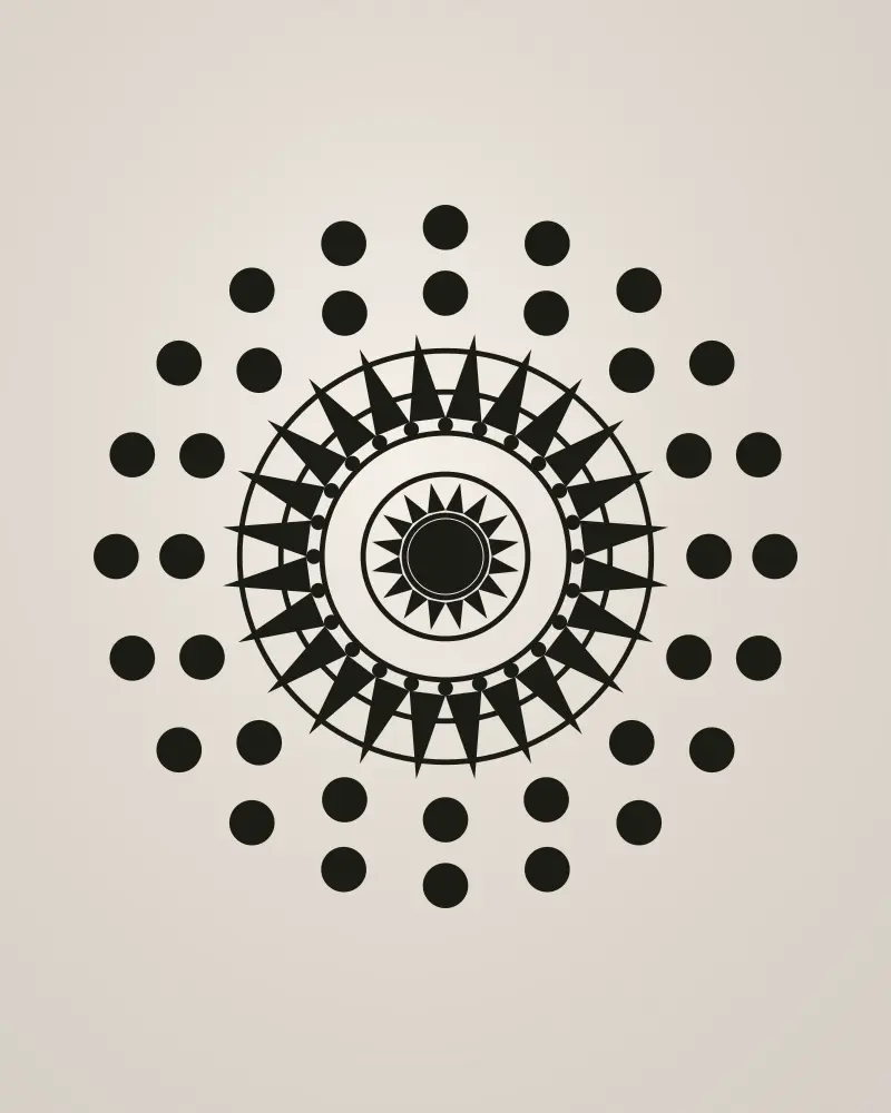 Tatouage Blackwork par Chloé Mandala