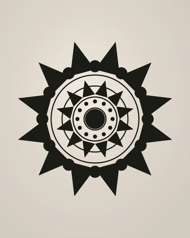 Tatouage Blackwork par Victor Old