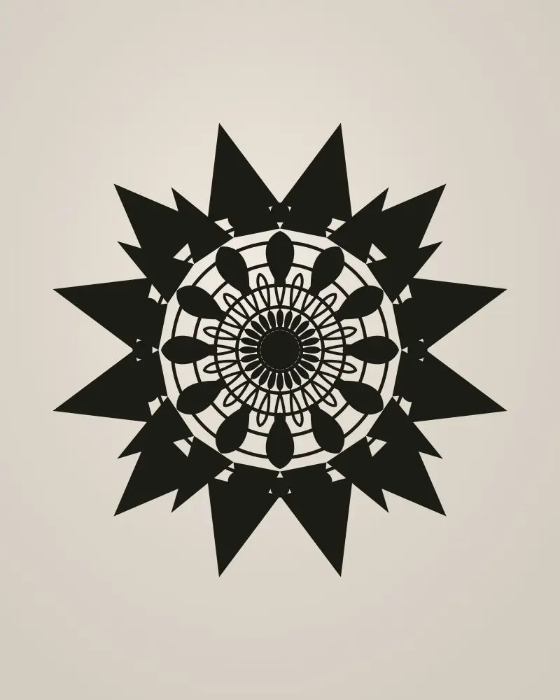 Tatouage Blackwork par Victor Old