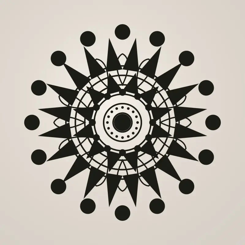 Tatouage Blackwork par Clara Dot