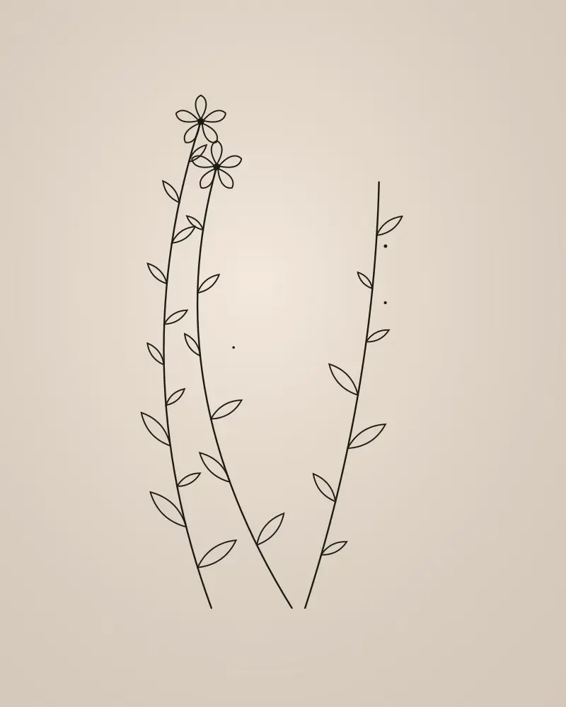 Tatouage Fine Line par Léa Ink