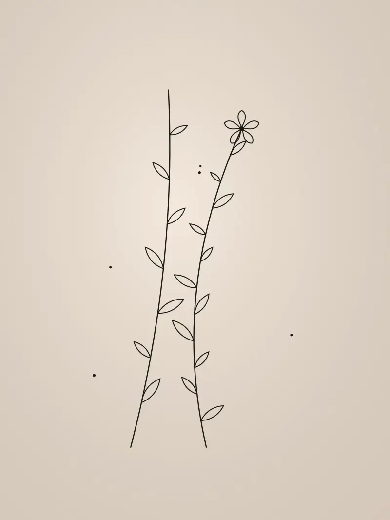 Tatouage Fine Line par Lina Flora