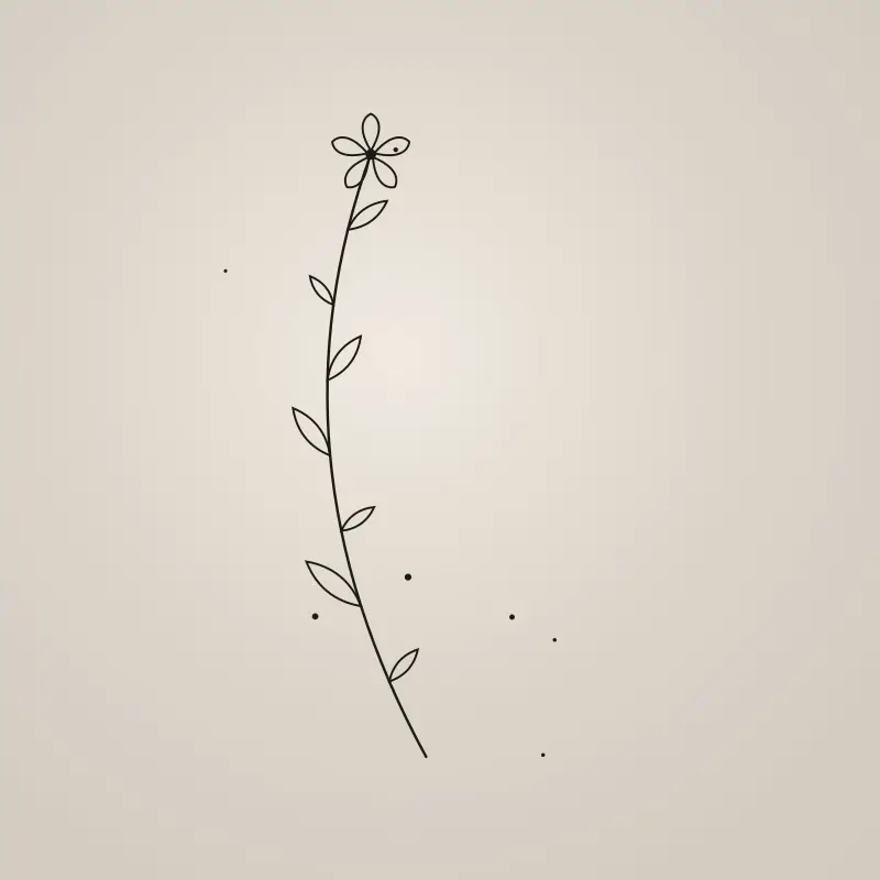 Tatouage Fine Line par Zoé Fine