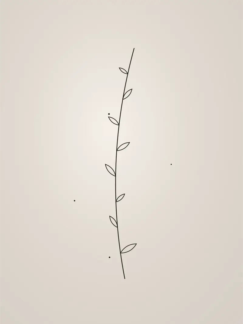 Tatouage Fine Line par Camille Rose