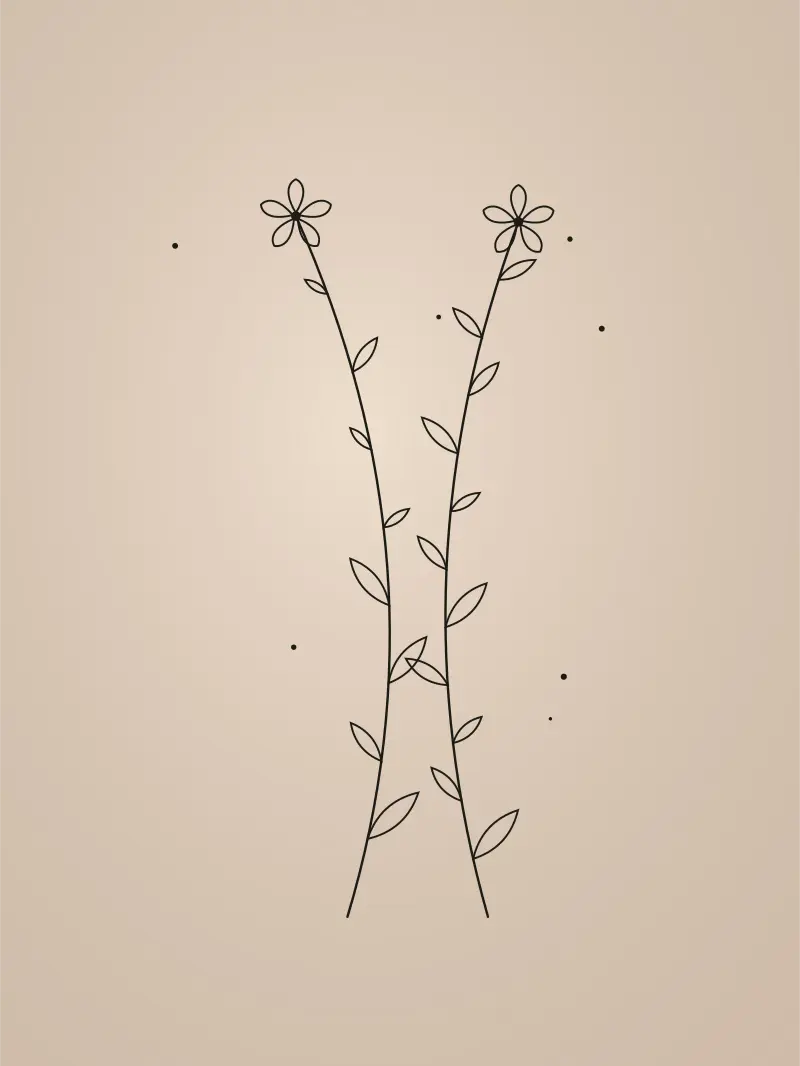 Tatouage Fine Line par Camille Rose