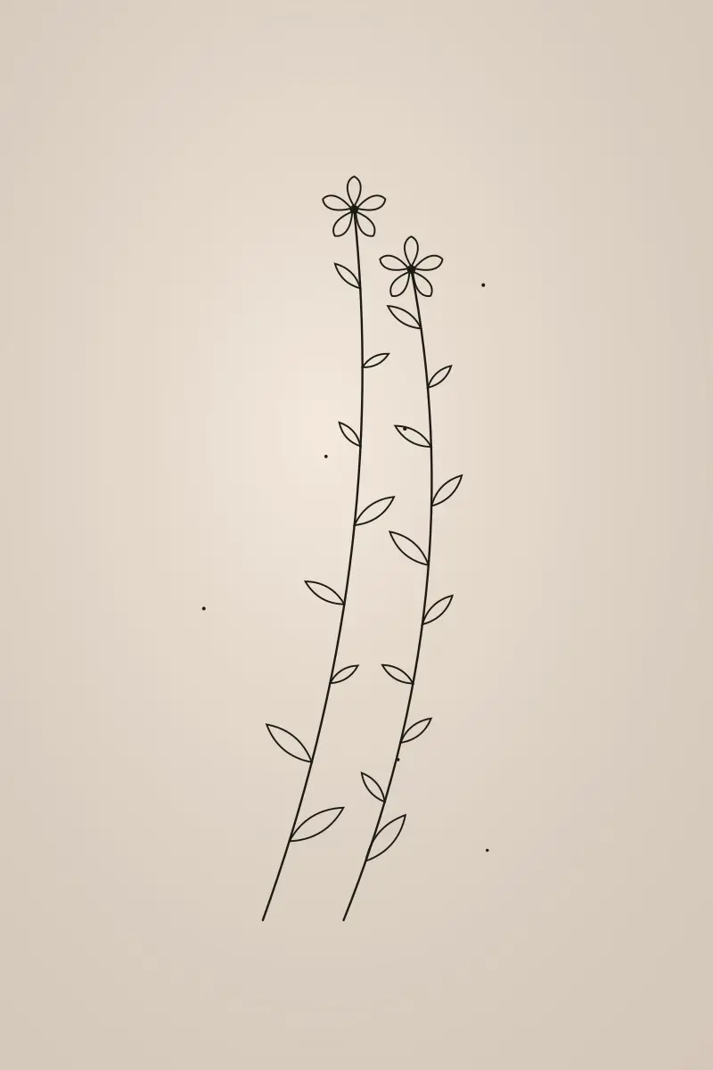 Tatouage Fine Line par Camille Rose