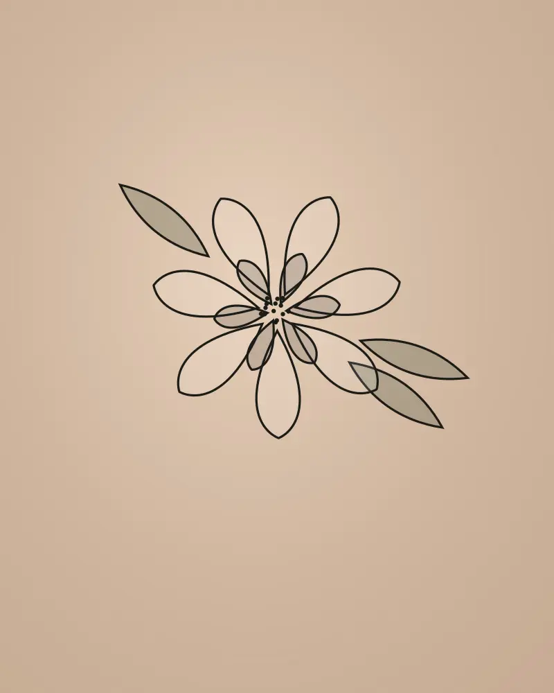 Tatouage Floral par Emma Aqua