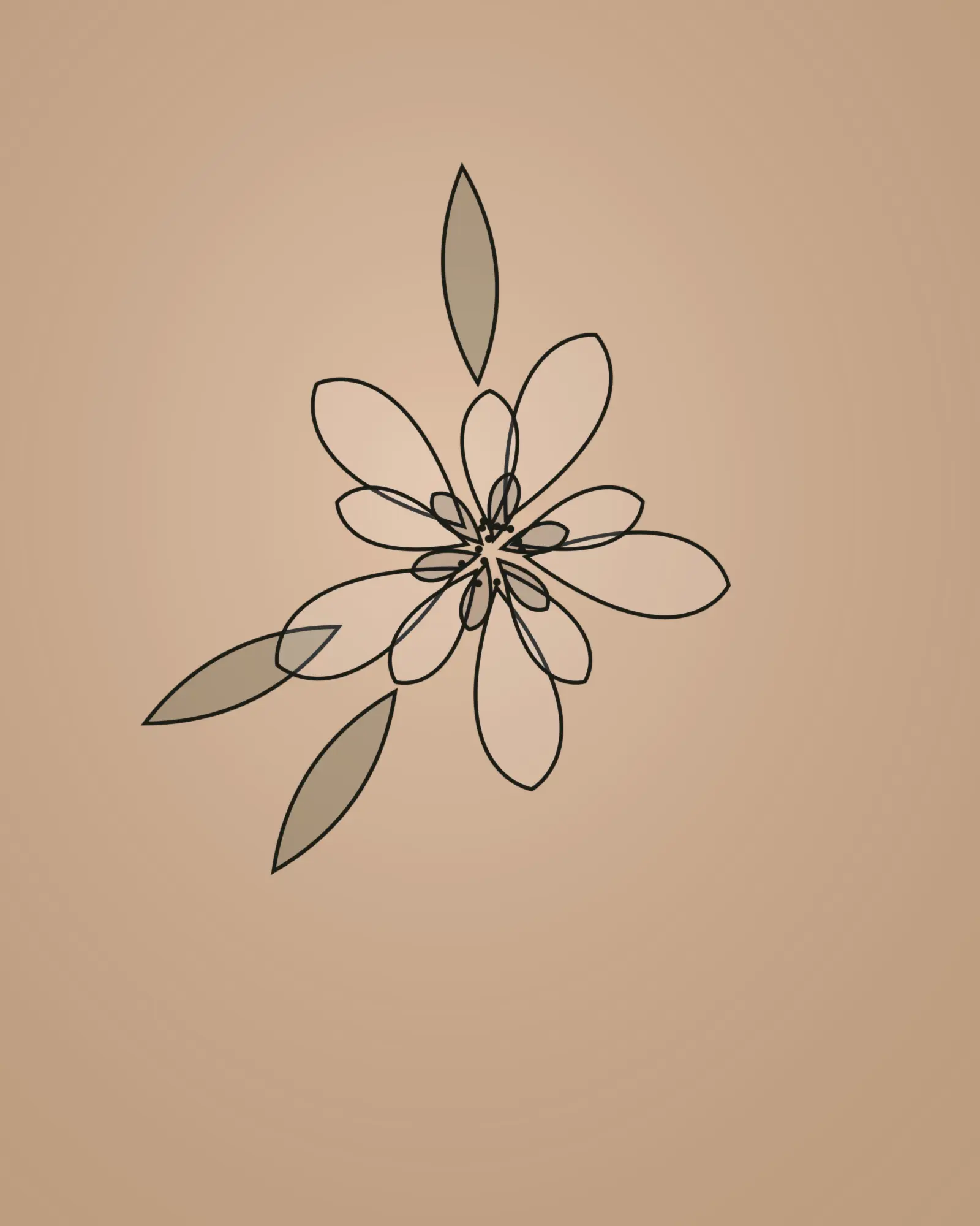 Tatouage Floral par Lina Flora