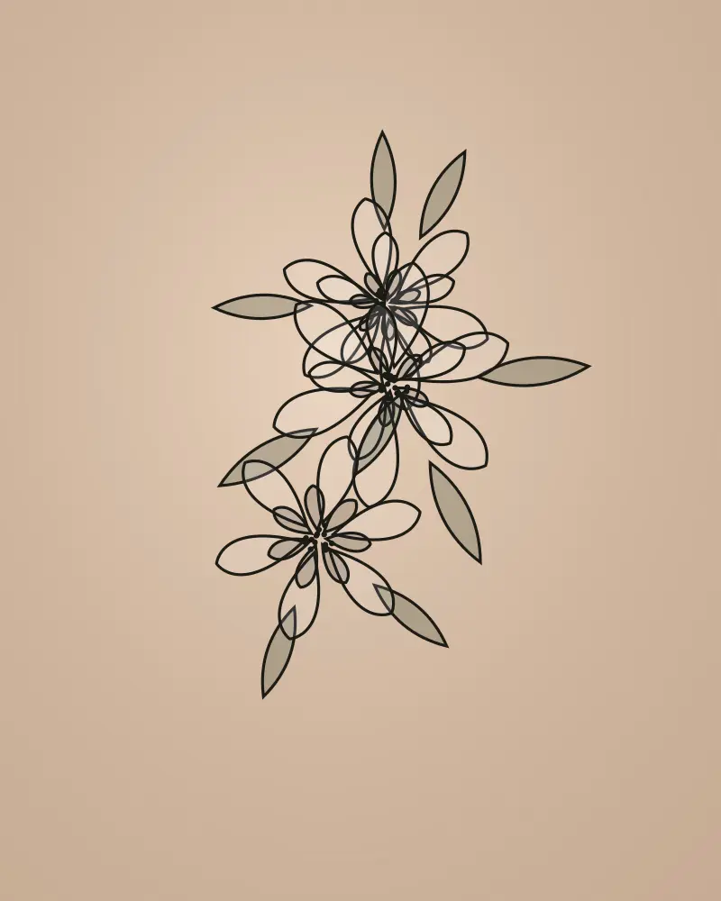 Tatouage Floral par Zoé Fine