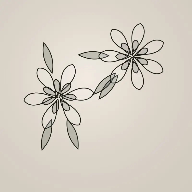 Tatouage Floral par Juliette Aquarelle