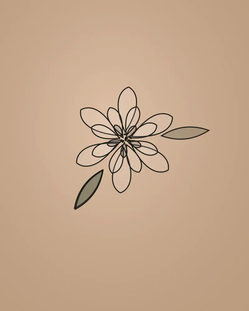 Tatouage Floral par Juliette Aquarelle