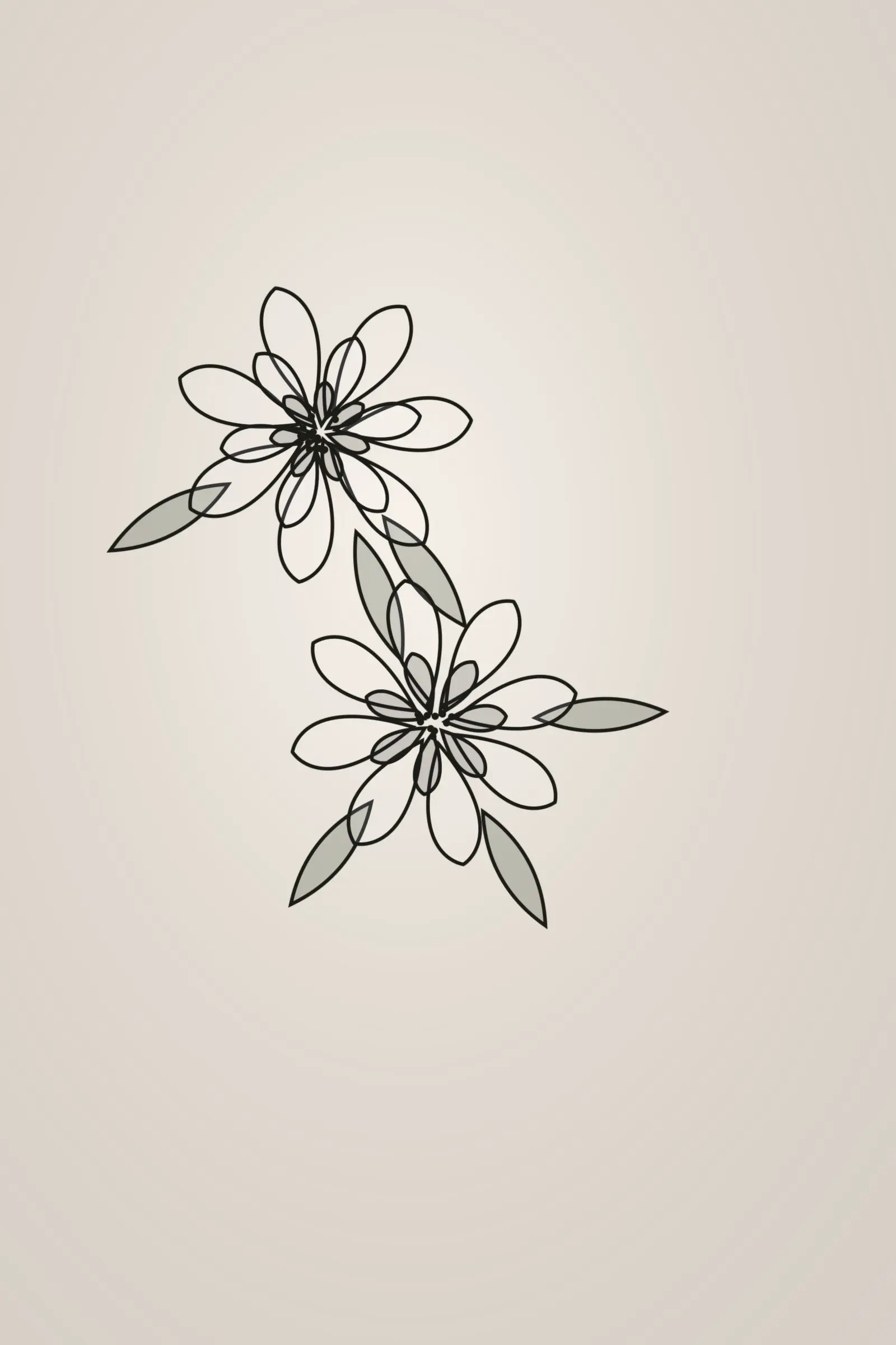 Tatouage Floral par Camille Rose