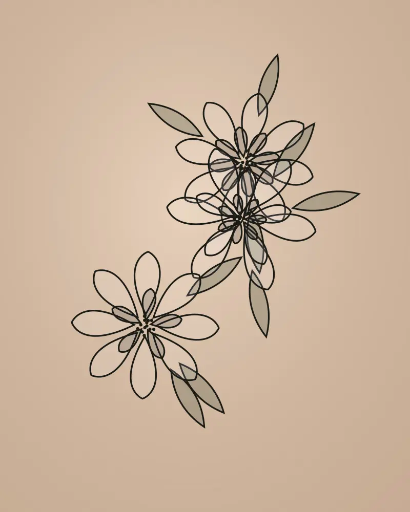 Tatouage Floral par Camille Rose
