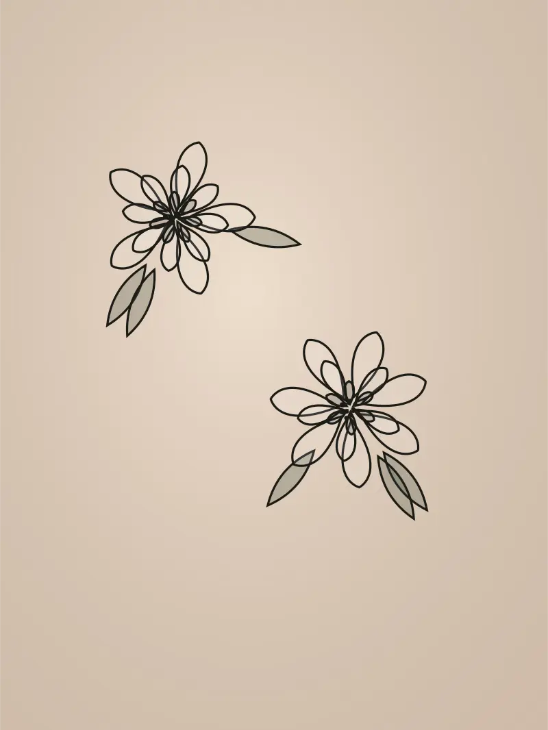 Tatouage Floral par Inès Petal