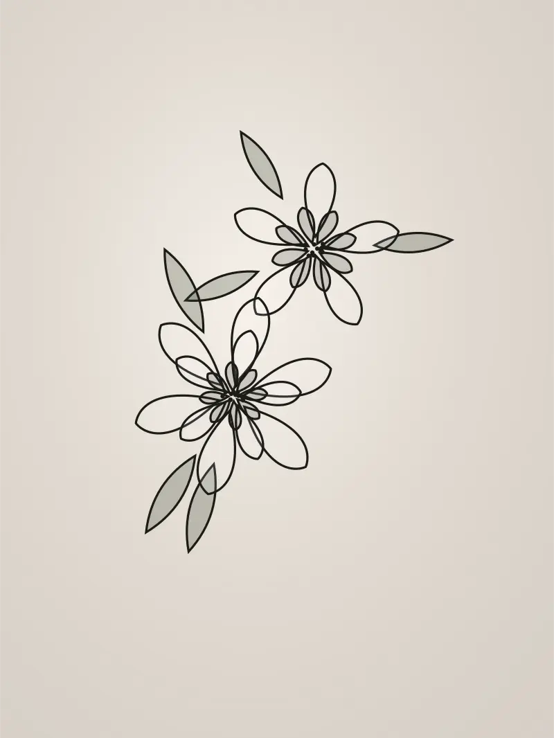 Tatouage Floral par Inès Petal