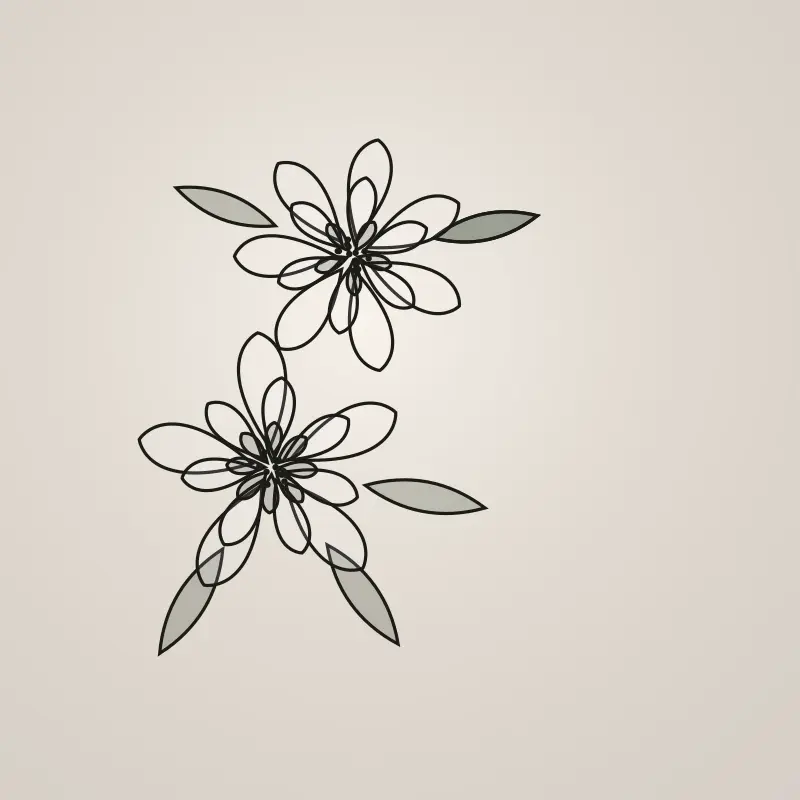 Tatouage Floral par Jeanne Botanica