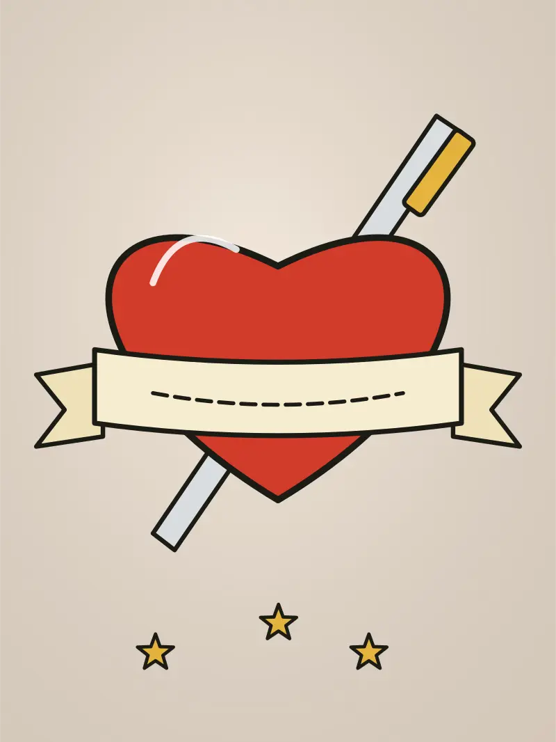 Tatouage Old School par Adam Sailor