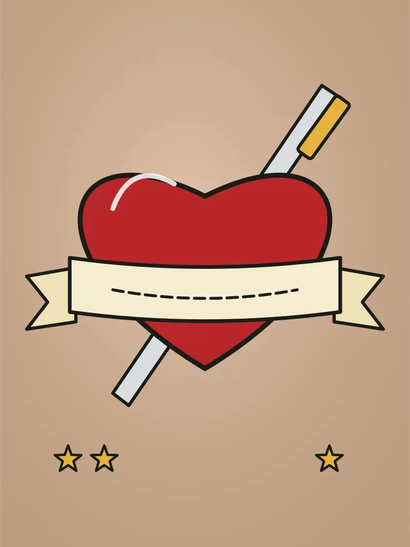 Tatouage Old School par Victor Old