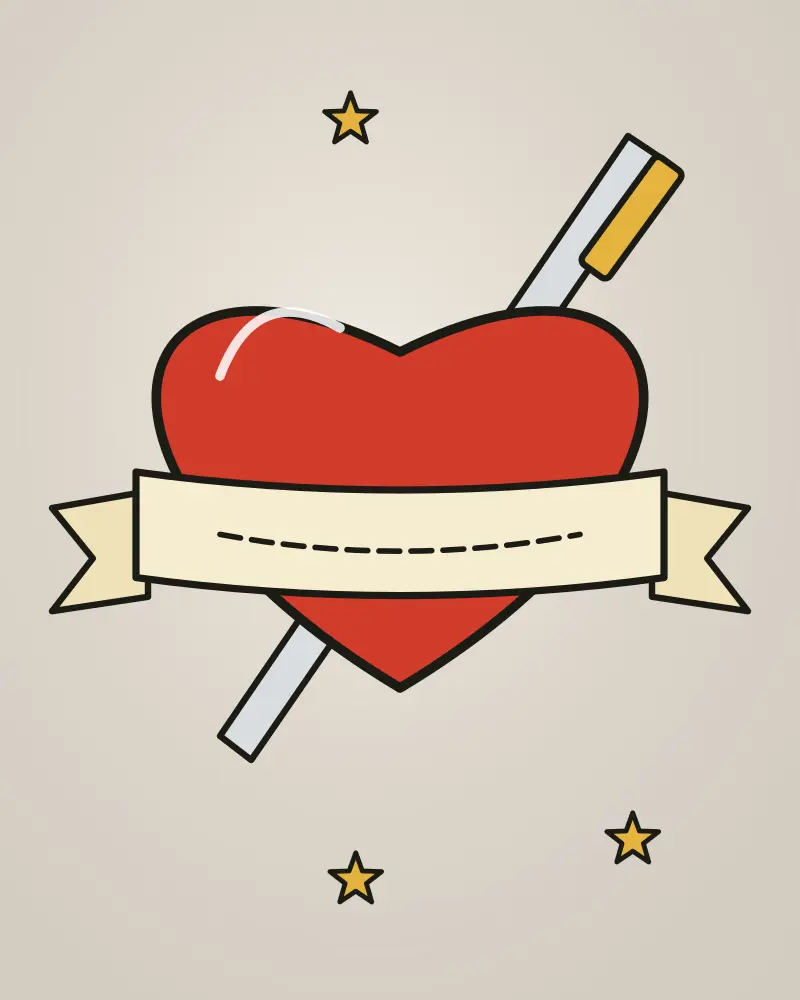 Tatouage Old School par Hugo Kaze