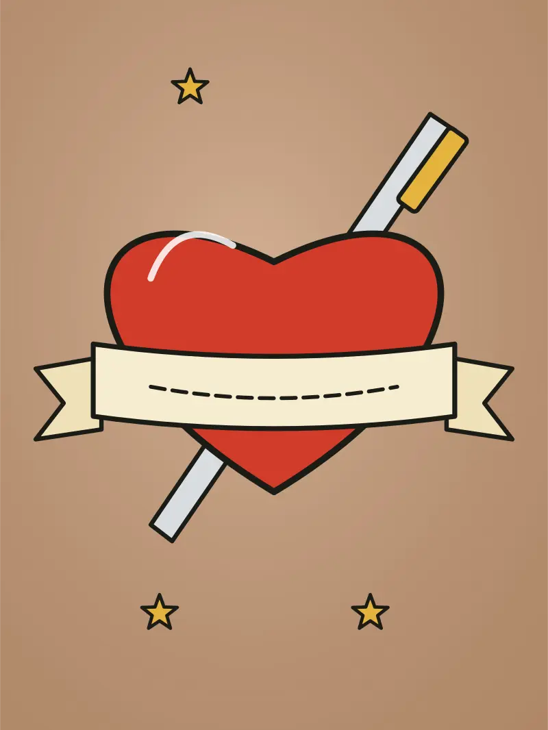 Tatouage Old School par Hugo Kaze